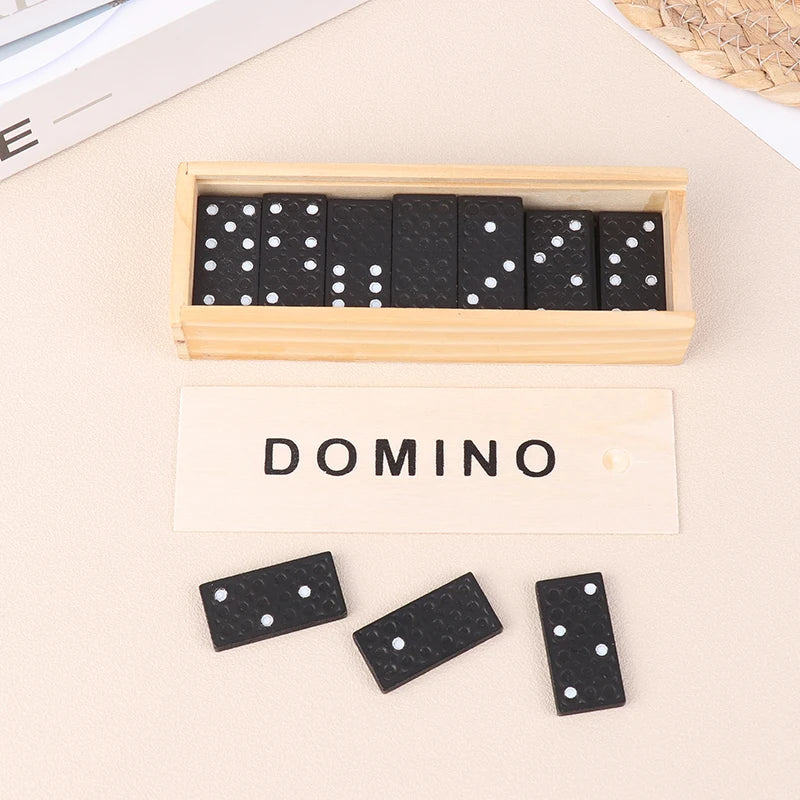 28Pcs Wooden Domino Set