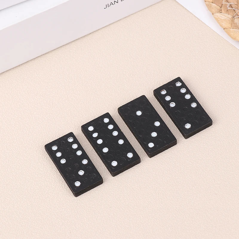 28Pcs Wooden Domino Set