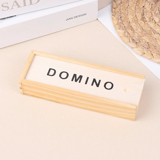 28Pcs Wooden Domino Set