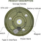 LED Camping Lamp with built in 10 metre LED strip.